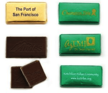 Custom Labeled Andes Chocolates