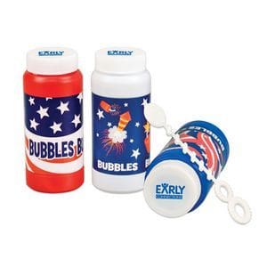 Patriotic Bubbles with Business Branding